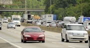 Congestion builds on Interstate 65 following a crash. Traffic congestion often occurs whenever there is a vehicle crash and some Alabama lawmakers would like to add more lanes to the interstate in hopes of reducing the number of traffic jams. (file photo)