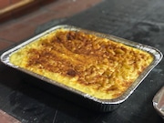 Smoked mac and cheese from New Market BBQ in New Market, Ala. (New Market BBQ)